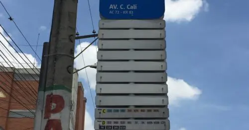 PARADERO SITP AVENIDA CIUDAD DE CALI  177A05